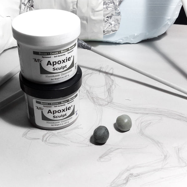 Adhesive, Apoxie® Sculpt, epoxy and polymer resin, black. Sold per