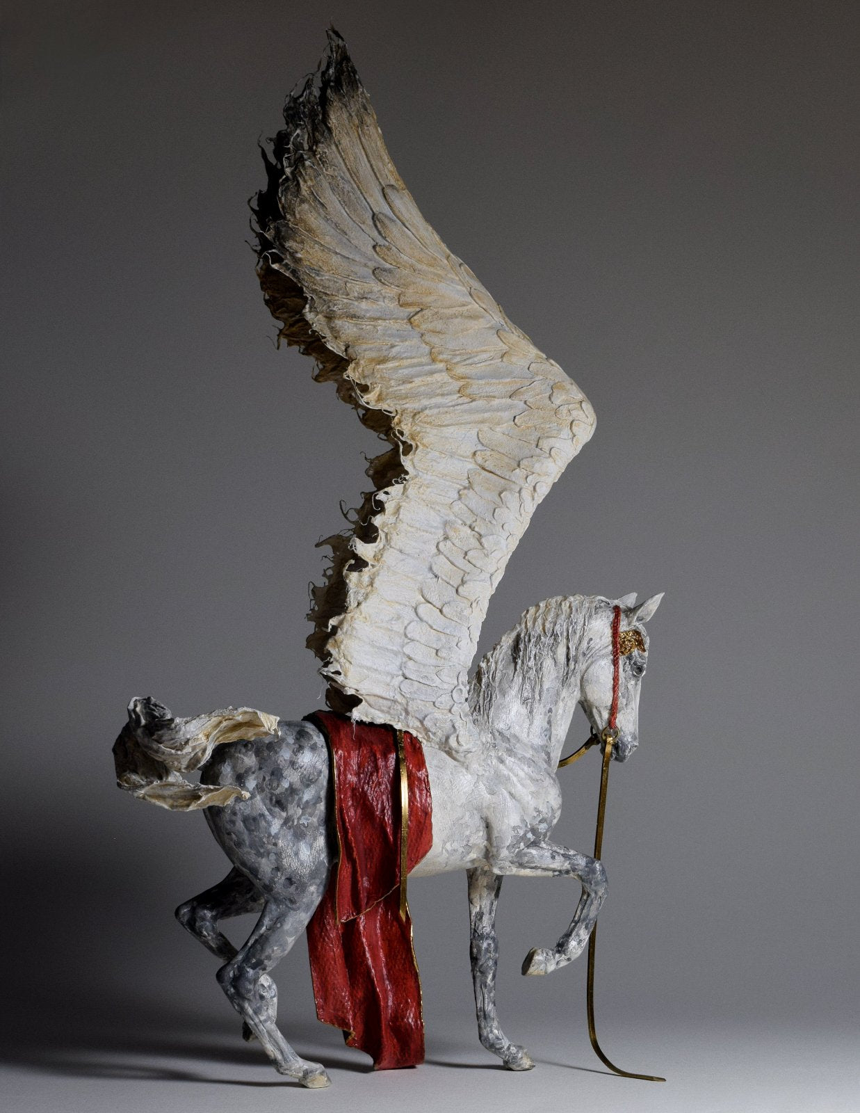 Pegasus air dry clay sculpture free standing